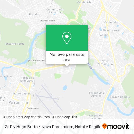 Zr-RN Hugo Britto \ Nova Parnamirim mapa