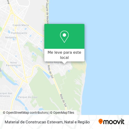 Material de Construcao Estevam mapa