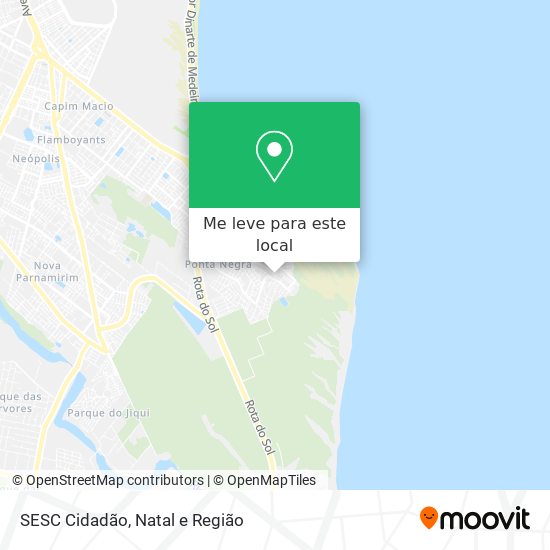 SESC Cidadão mapa