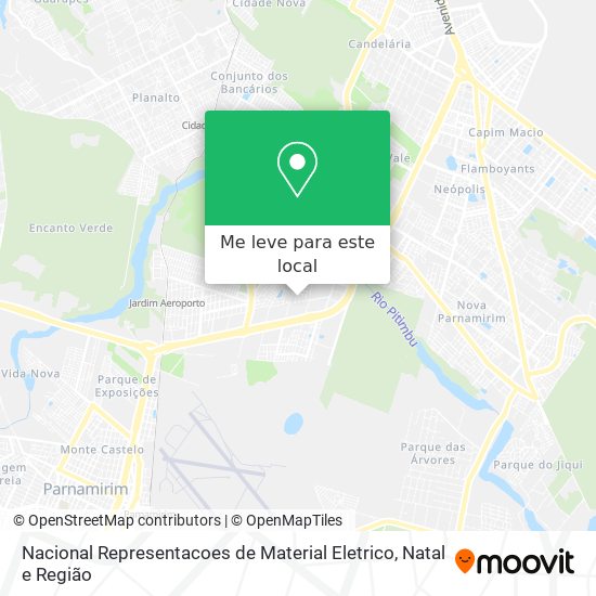 Nacional Representacoes de Material Eletrico mapa