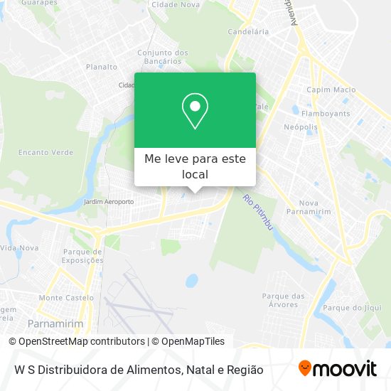 W S Distribuidora de Alimentos mapa