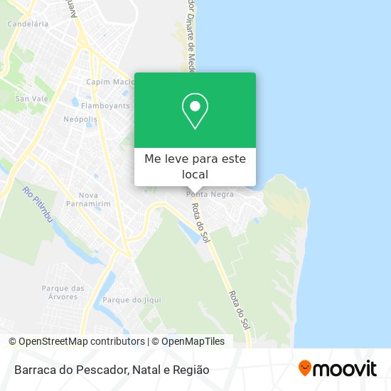 Barraca do Pescador mapa