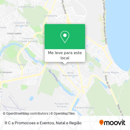 R C a Promocoes e Eventos mapa