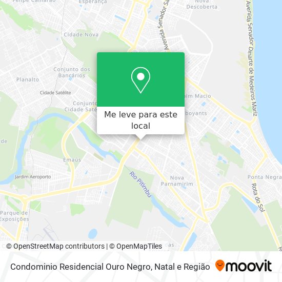 Condominio Residencial Ouro Negro mapa