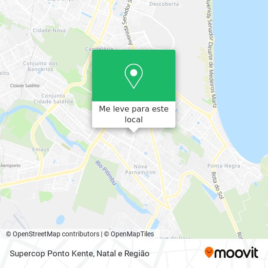 Supercop Ponto Kente mapa
