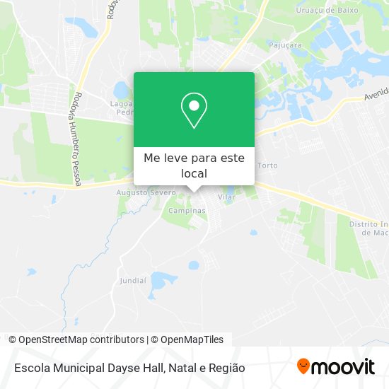 Escola Municipal Dayse Hall mapa