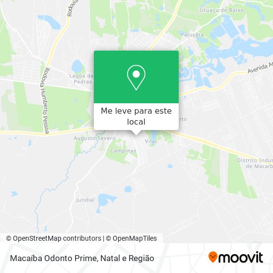 Macaíba Odonto Prime mapa