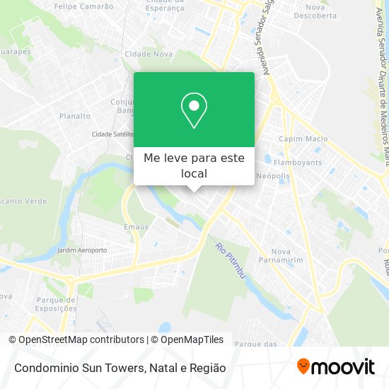 Condominio Sun Towers mapa