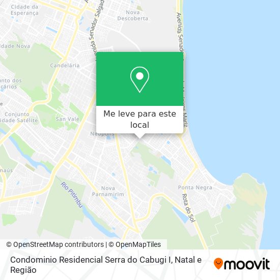 Condominio Residencial Serra do Cabugi I mapa