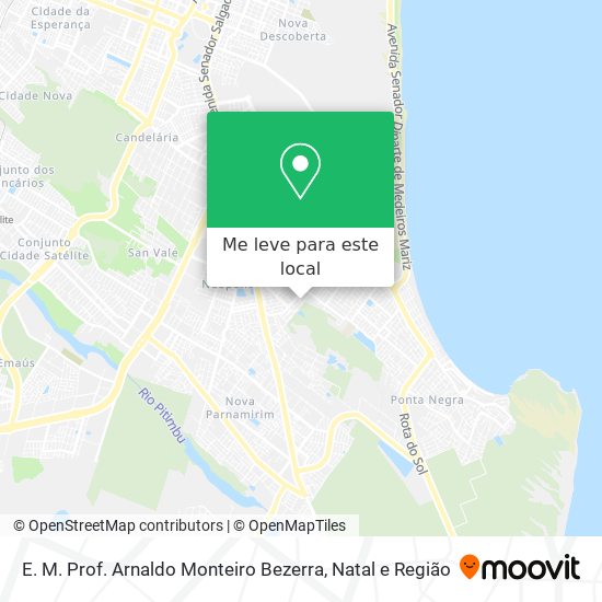 E. M. Prof. Arnaldo Monteiro Bezerra mapa