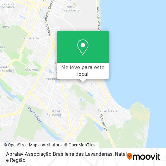 Abralav-Associação Brasileira das Lavanderias mapa