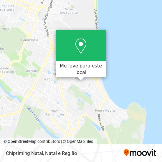 Chiptiming Natal mapa