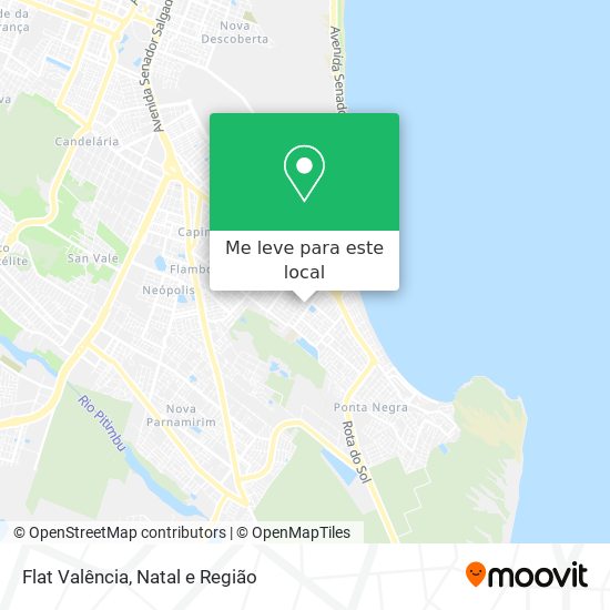 Flat Valência mapa