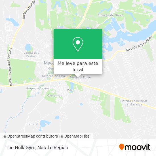 The Hulk Gym mapa