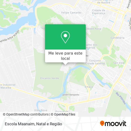 Escola Maanaim mapa