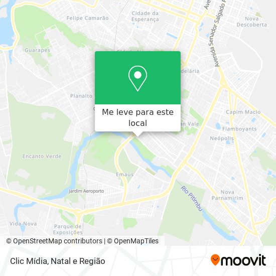 Clic Mídia mapa