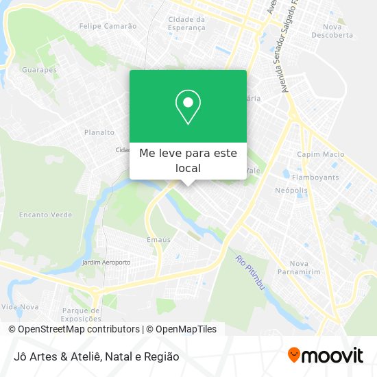 Jô Artes & Ateliê mapa