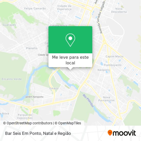 Bar Seis Em Ponto mapa