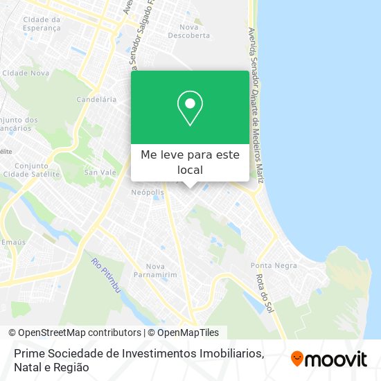 Prime Sociedade de Investimentos Imobiliarios mapa