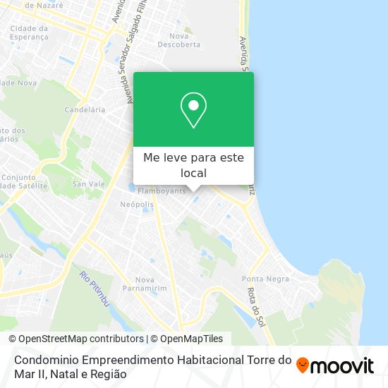 Condominio Empreendimento Habitacional Torre do Mar II mapa
