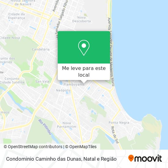Condominio Caminho das Dunas mapa
