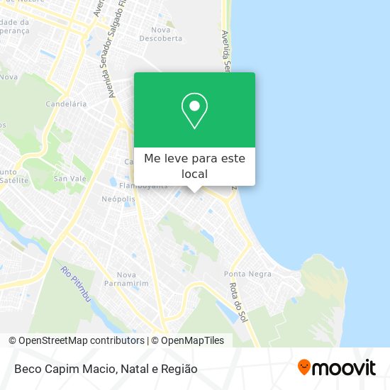 Beco Capim Macio mapa
