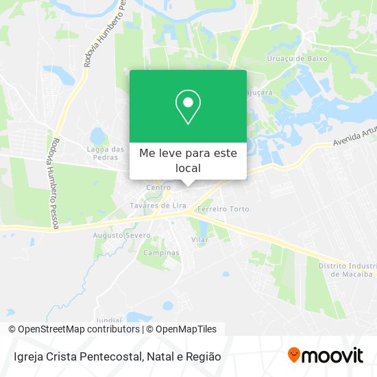 Igreja Crista Pentecostal mapa