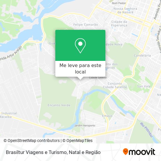 Brasiltur Viagens e Turismo mapa
