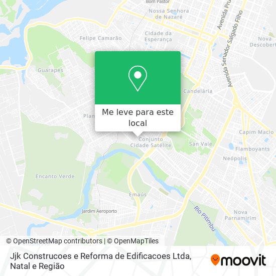 Jjk Construcoes e Reforma de Edificacoes Ltda mapa