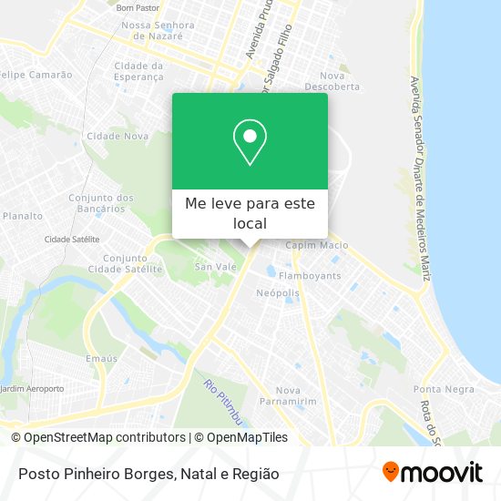Posto Pinheiro Borges mapa