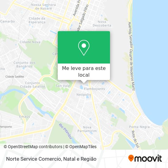 Norte Service Comercio mapa