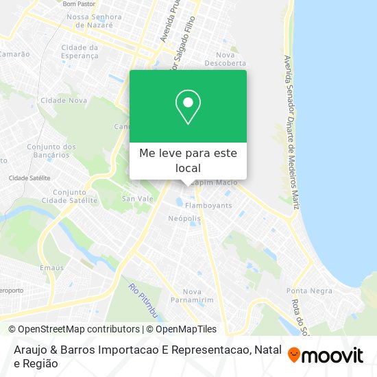 Araujo & Barros Importacao E Representacao mapa