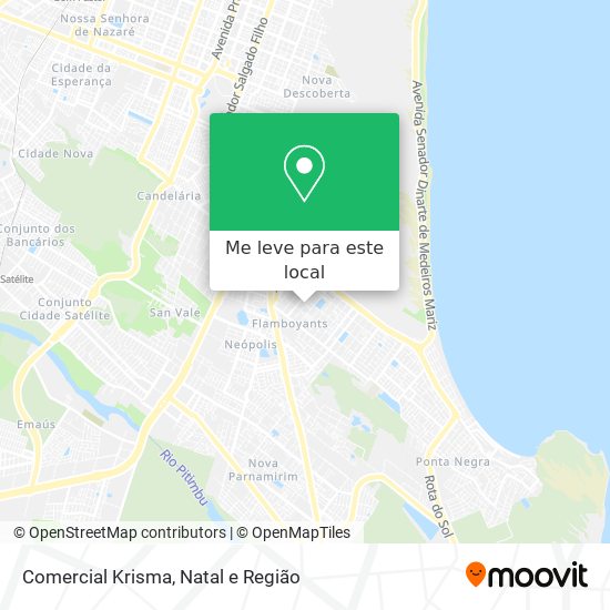 Comercial Krisma mapa