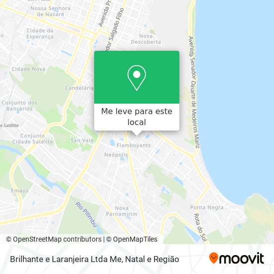 Brilhante e Laranjeira Ltda Me mapa