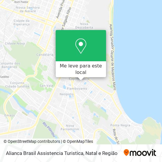 Alianca Brasil Assistencia Turistica mapa