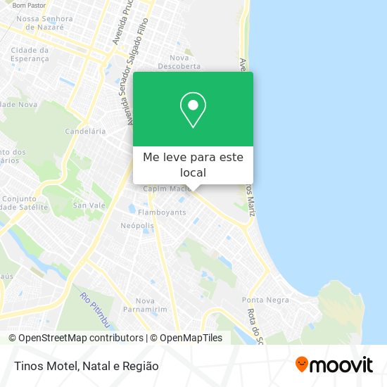 Tinos Motel mapa