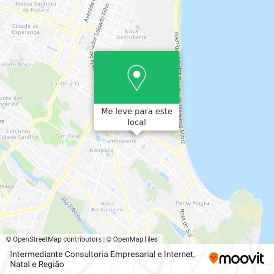 Intermediante Consultoria Empresarial e Internet mapa