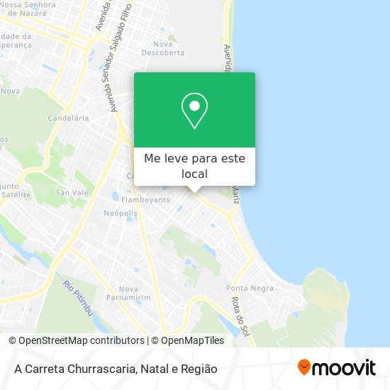 A Carreta Churrascaria mapa