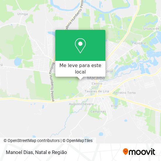 Manoel Dias mapa