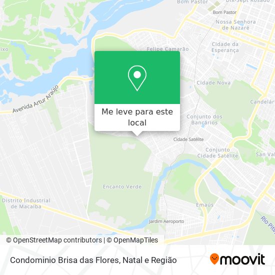 Condominio Brisa das Flores mapa