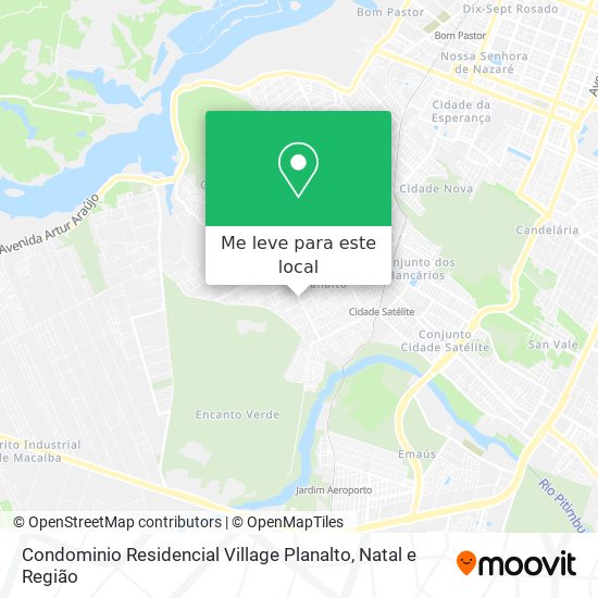 Condominio Residencial Village Planalto mapa