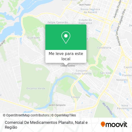 Comercial De Medicamentos Planalto mapa