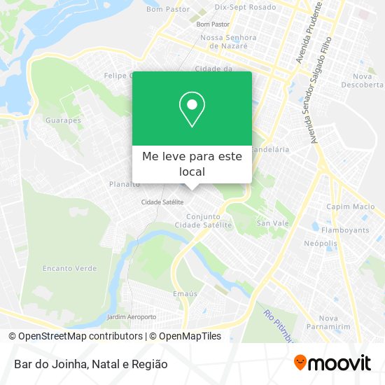 Bar do Joinha mapa