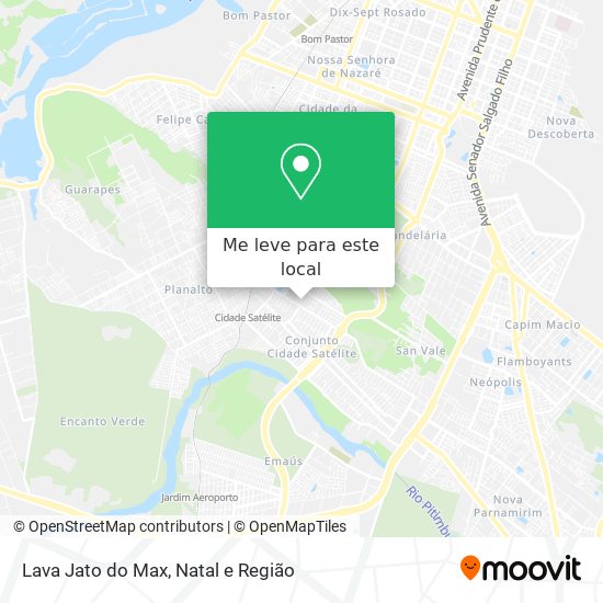 Lava Jato do Max mapa