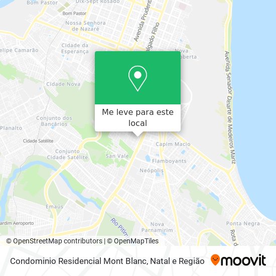 Condominio Residencial Mont Blanc mapa