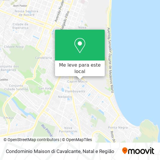 Condominio Maison di Cavalcante mapa