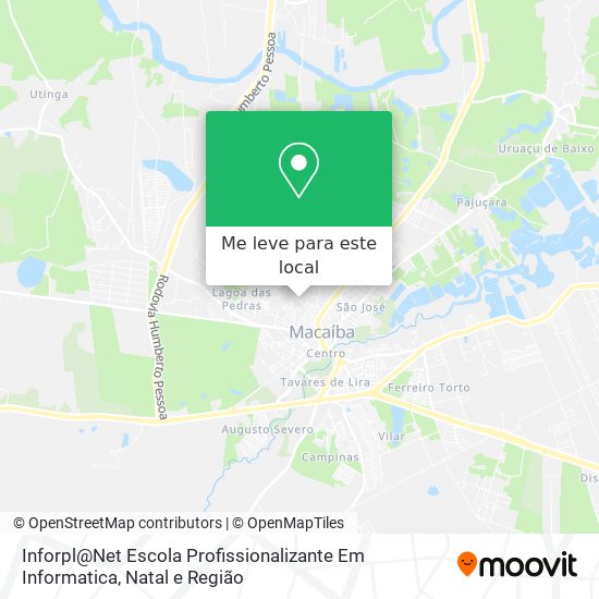 Inforpl@Net Escola Profissionalizante Em Informatica mapa