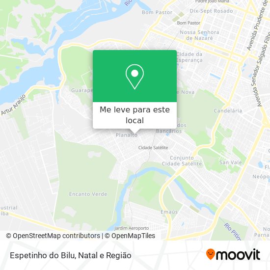 Espetinho do Bilu mapa