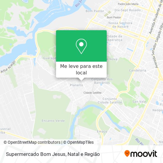 Supermercado Bom Jesus mapa