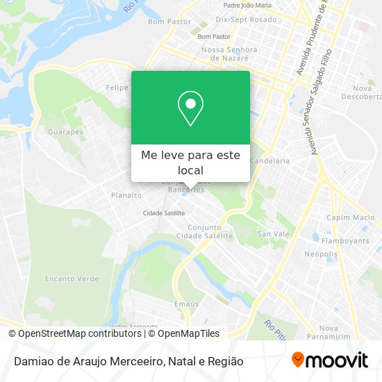 Damiao de Araujo Merceeiro mapa